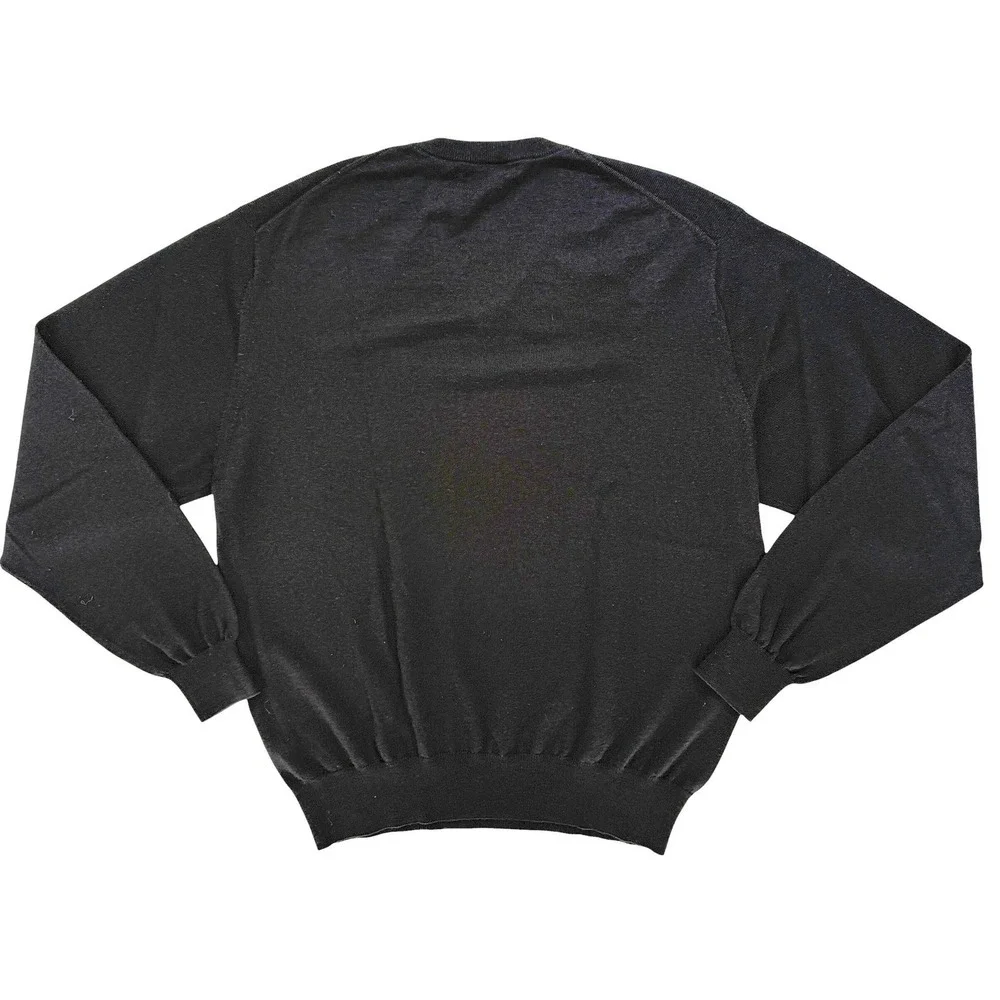 Peter Millar Mens Golf Sweater  XL V-Neck 100% Italian Merino‎ Wool Quiet Luxury